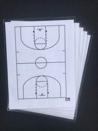 Basketball Dry Erase Sheets (Pack of 5)
