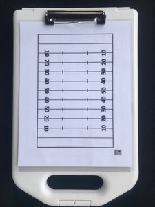 Football Dry Erase Sheets (Pack of 5)