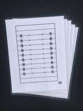Load image into Gallery viewer, Football Dry Erase Sheets (Pack of 5)